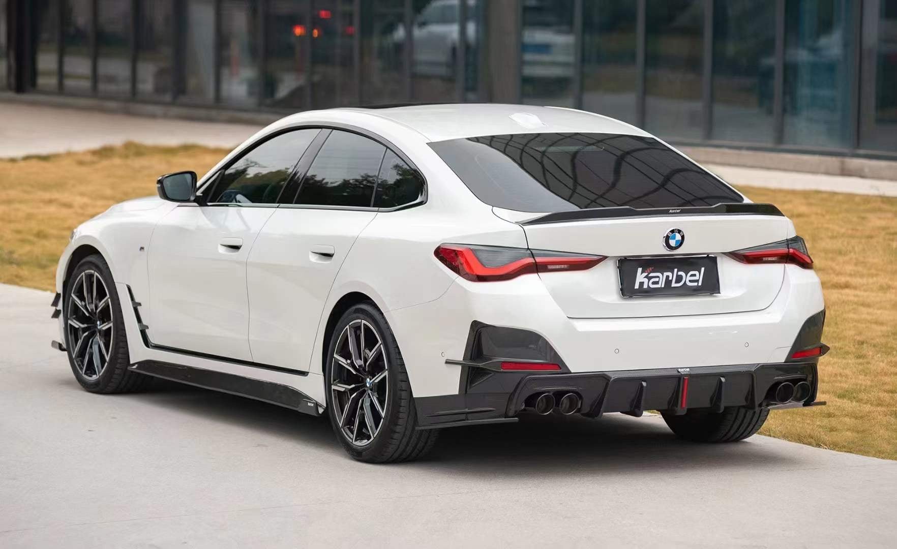 KARBEL - BMW i4 / 4 SERIES GRAN COUPE G26 CARBON FIBRE REAR SPOILER