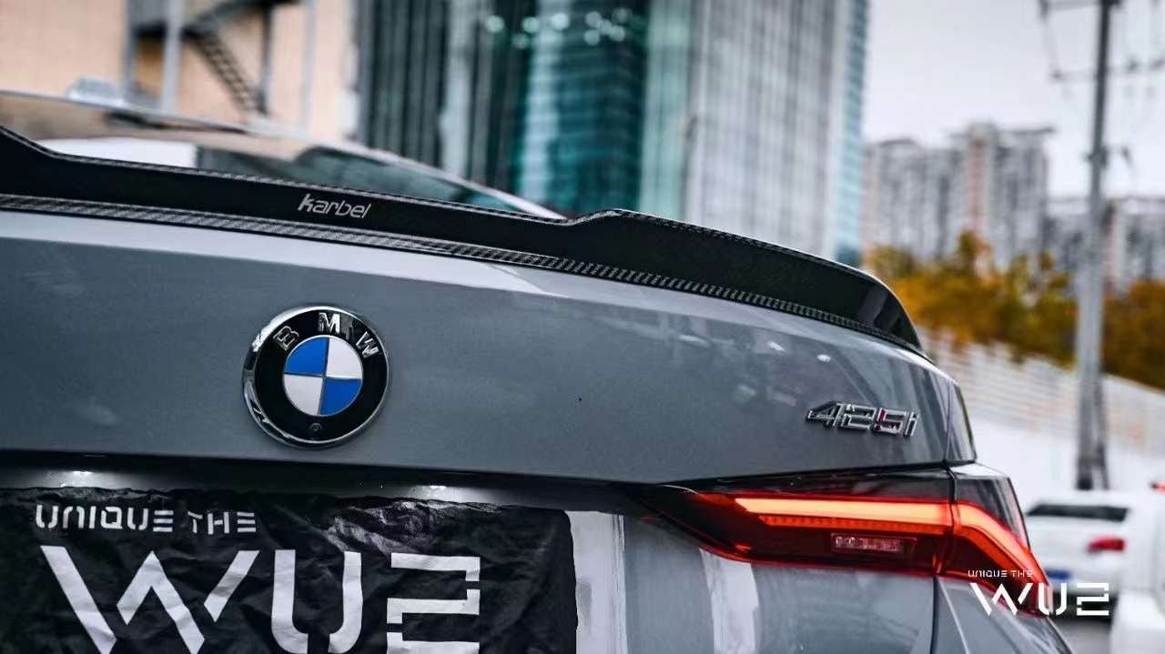 KARBEL - BMW i4 / 4 SERIES GRAN COUPE G26 CARBON FIBRE REAR SPOILER