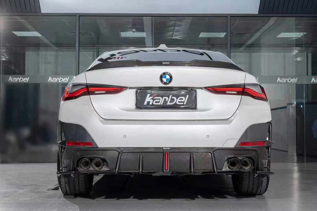 KARBEL - BMW i4 / 4 SERIES GRAN COUPE G26 CARBON FIBRE REAR SPOILER