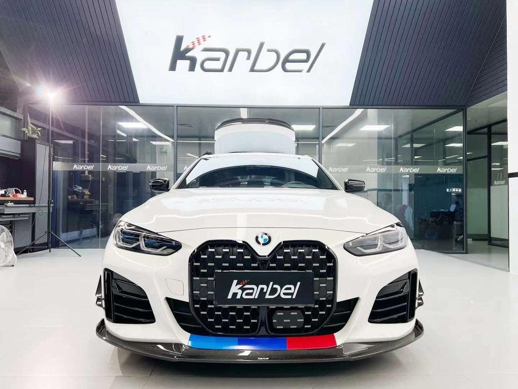 KARBEL - BMW i4 / 4 SERIES GRAN COUPE G26 CARBON FIBRE FRONT LIP
