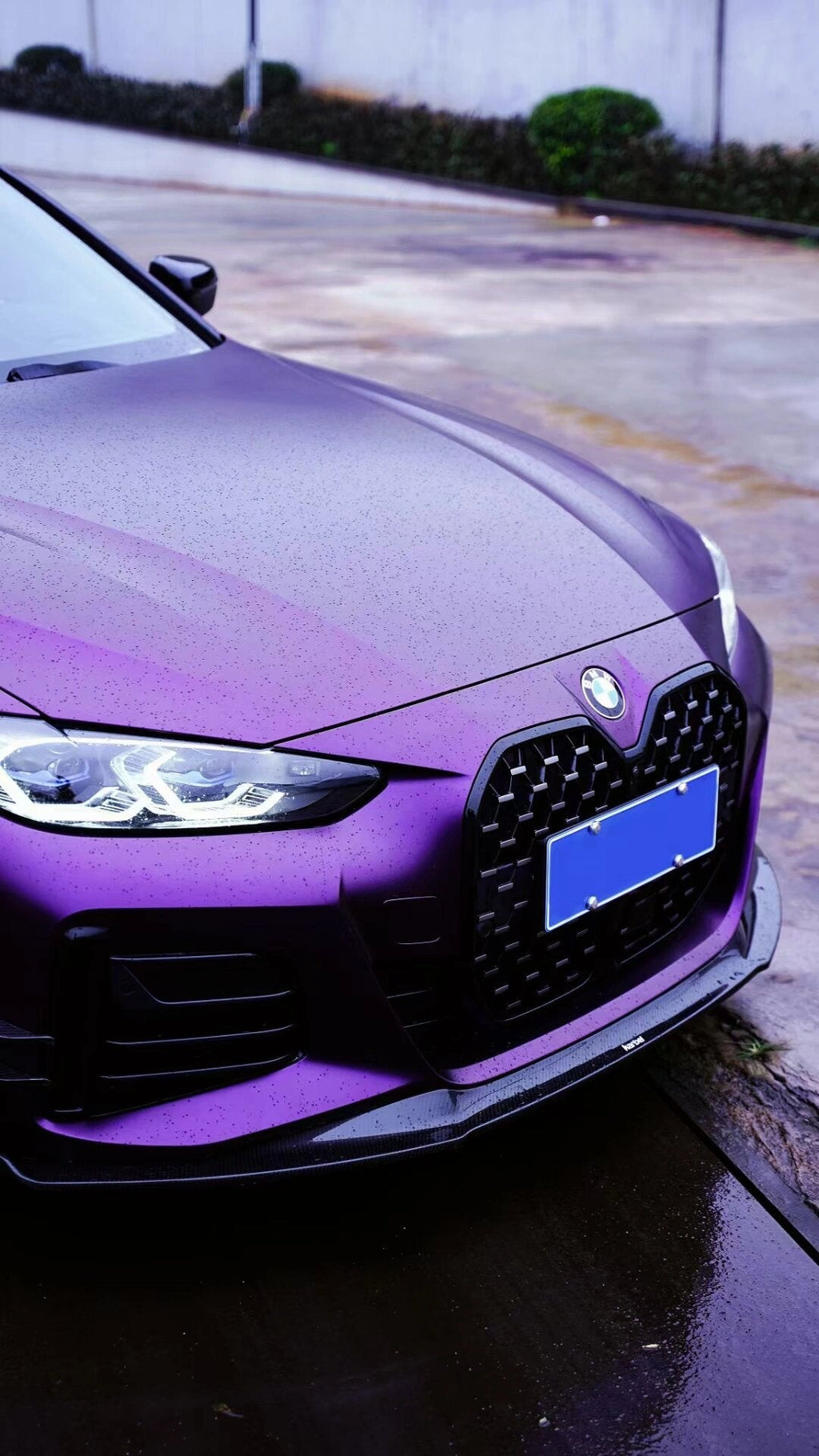 KARBEL - BMW i4 / 4 SERIES GRAN COUPE G26 CARBON FIBRE FRONT LIP