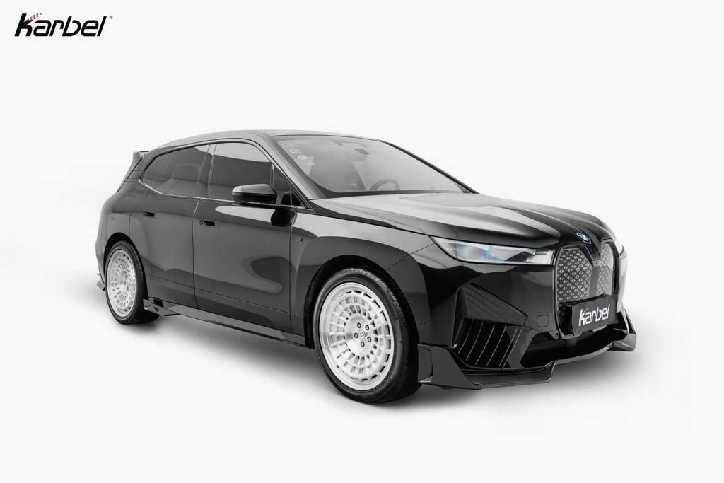 KARBEL - BMW IX I20 DRY CARBON FIBER FRONT LIP SPLITTER