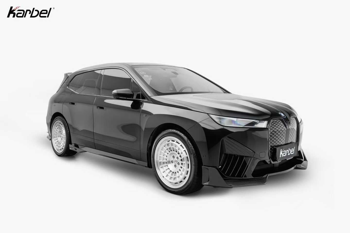 KARBEL - BMW IX I20 DRY CARBON FIBER FRONT LIP SPLITTER