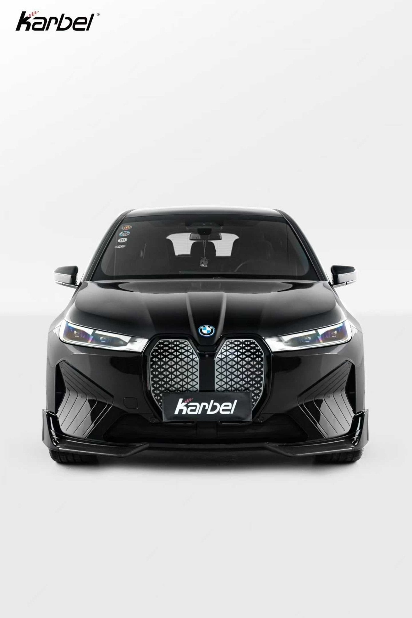 KARBEL - BMW IX I20 DRY CARBON FIBER FRONT LIP SPLITTER