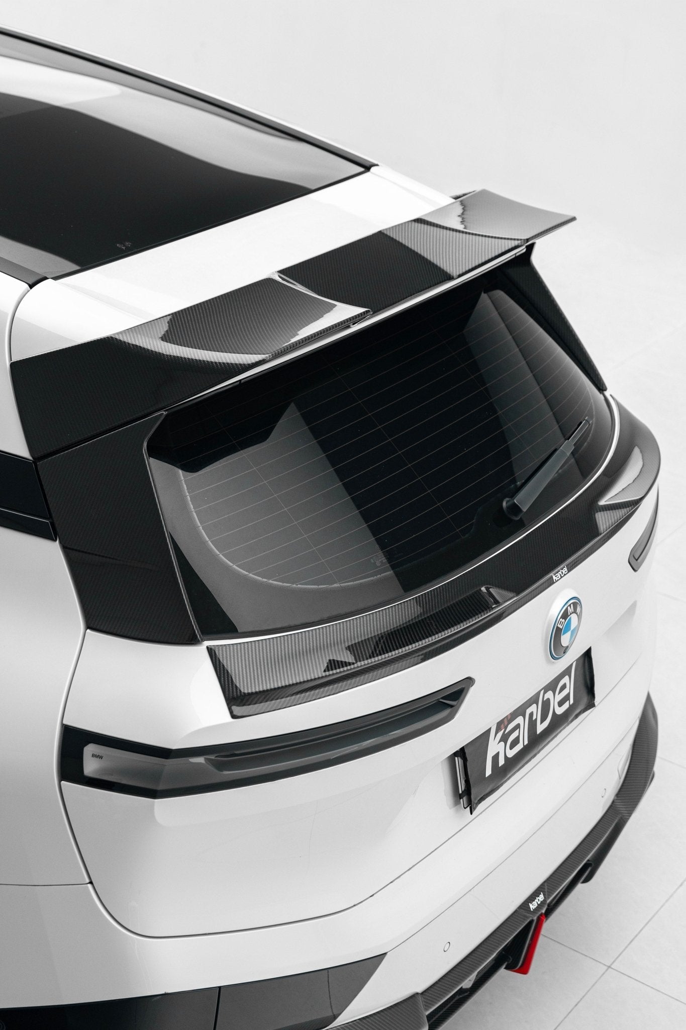 KARBEL - BMW IX I20 DRY CARBON FIBER BOOT REAR SPOILER