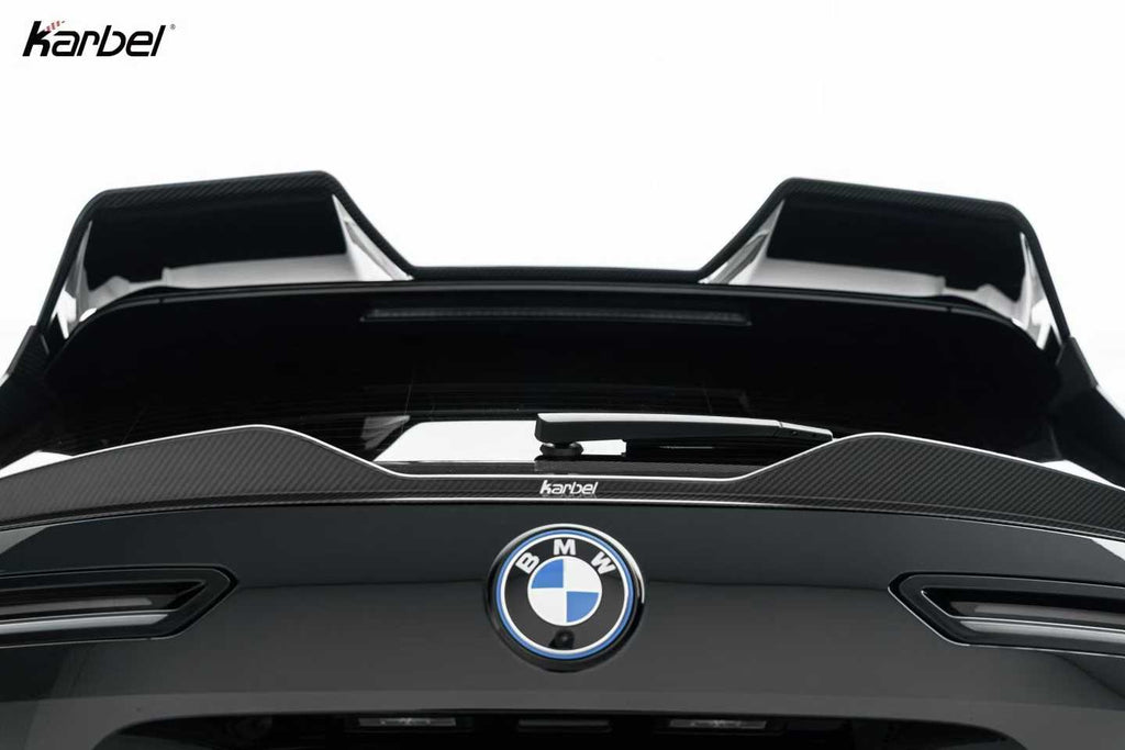 KARBEL - BMW IX I20 DRY CARBON FIBER ROOF REAR SPOILER