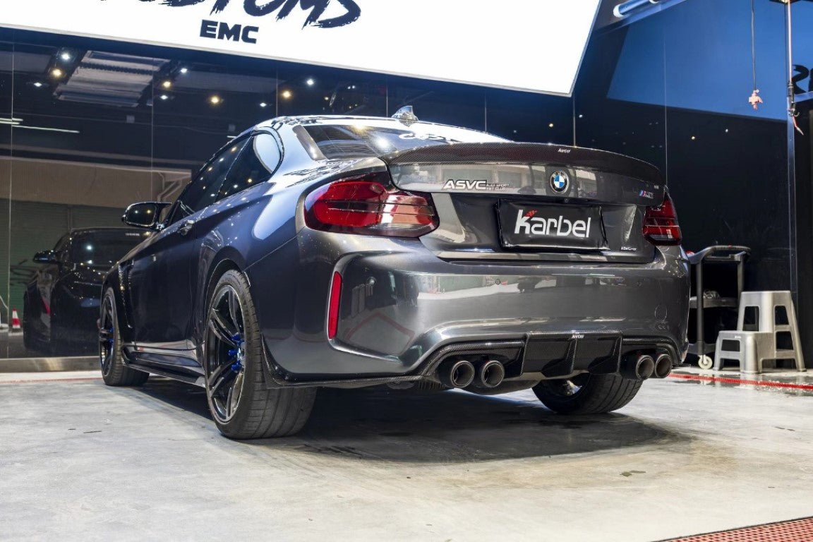 KARBEL - BMW M2 / M2C F87 DRY CARBON FIBRE REAR DIFFUSER