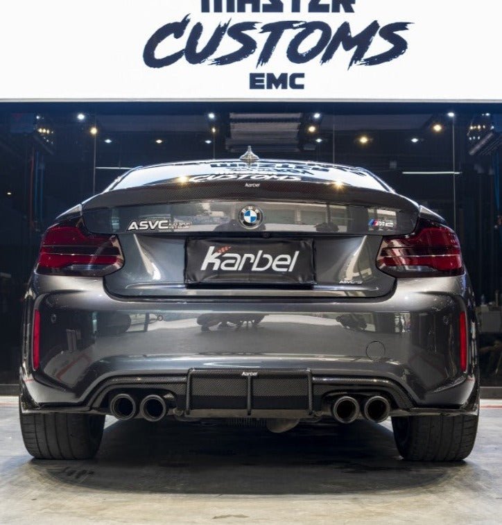 KARBEL - BMW M2 / M2C F87 DRY CARBON FIBRE REAR DIFFUSER