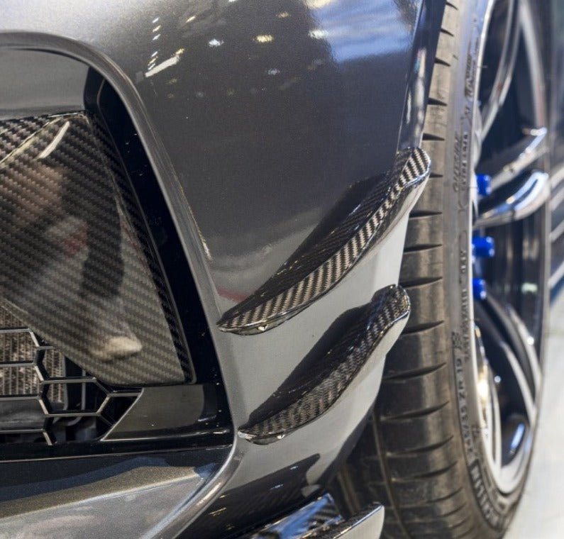 KARBEL - BMW M2C F87 DRY CARBON FIBRE FRONT CANARDS