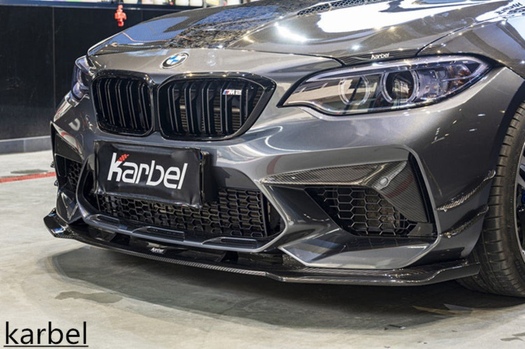 KARBEL - BMW M2C F87 DRY CARBON FIBRE FRONT LIP