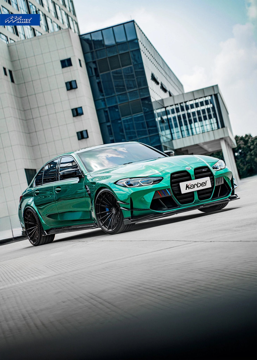 KARBEL - BMW M3 G80 / M4 G82 DRY CARBON FIBRE FRONT LIP