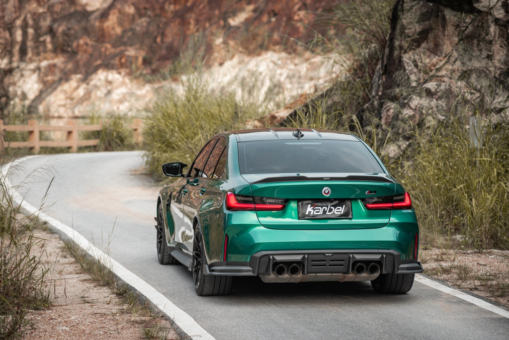 KARBEL - BMW M3 G80 / G81 DRY CARBON FIBRE REAR DIFFUSER V2