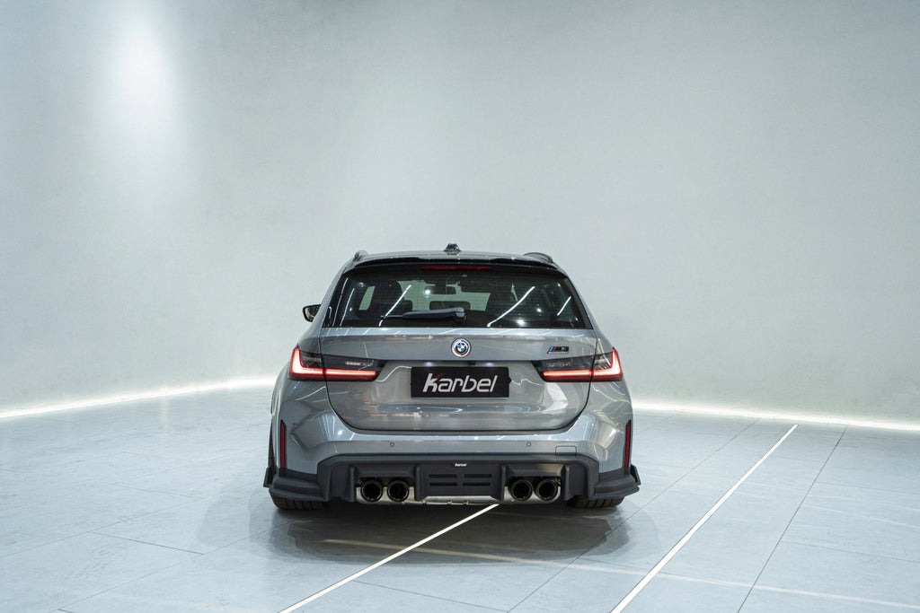 KARBEL - BMW M3 G80 / G81 DRY CARBON FIBRE REAR DIFFUSER V2