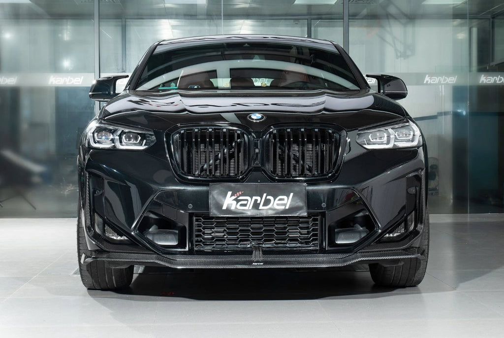 KARBEL - BMW X3M F97 / X4M F98 LCI CARBON FIBRE FRONT LIP SPLITTER