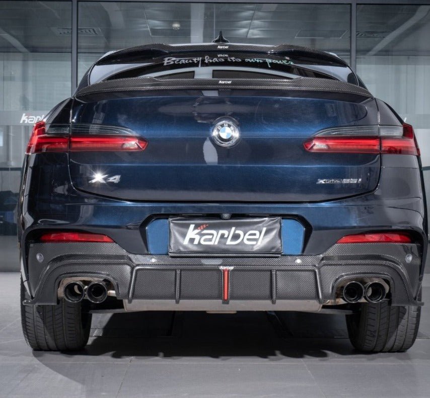 KARBEL - BMW X4 G02 PRE-LCI CARBON FIBRE REAR DIFFUSER
