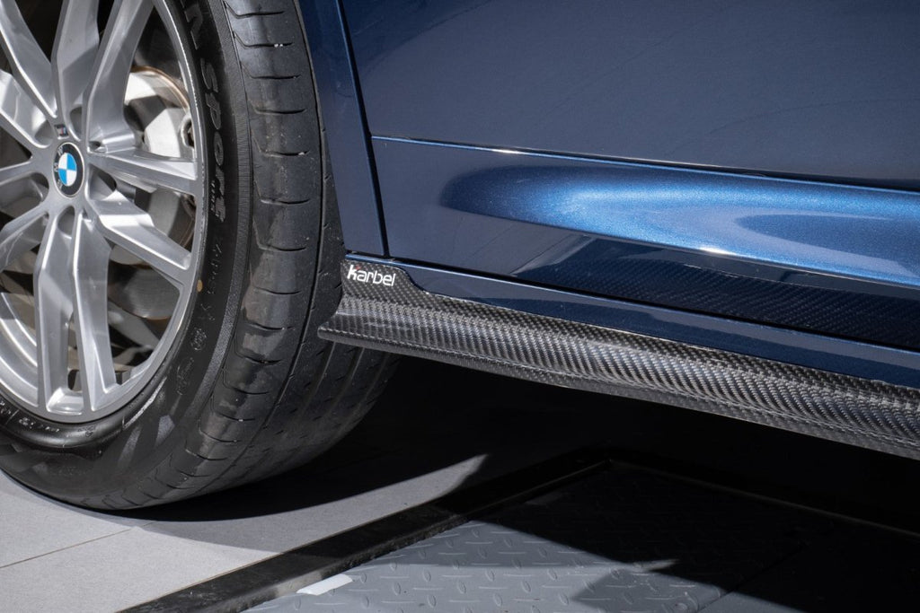 KARBEL - BMW X4 G02 / X4M F98 / X3 G01 / X3M F97 CARBON FIBRE SIDE SKIRTS
