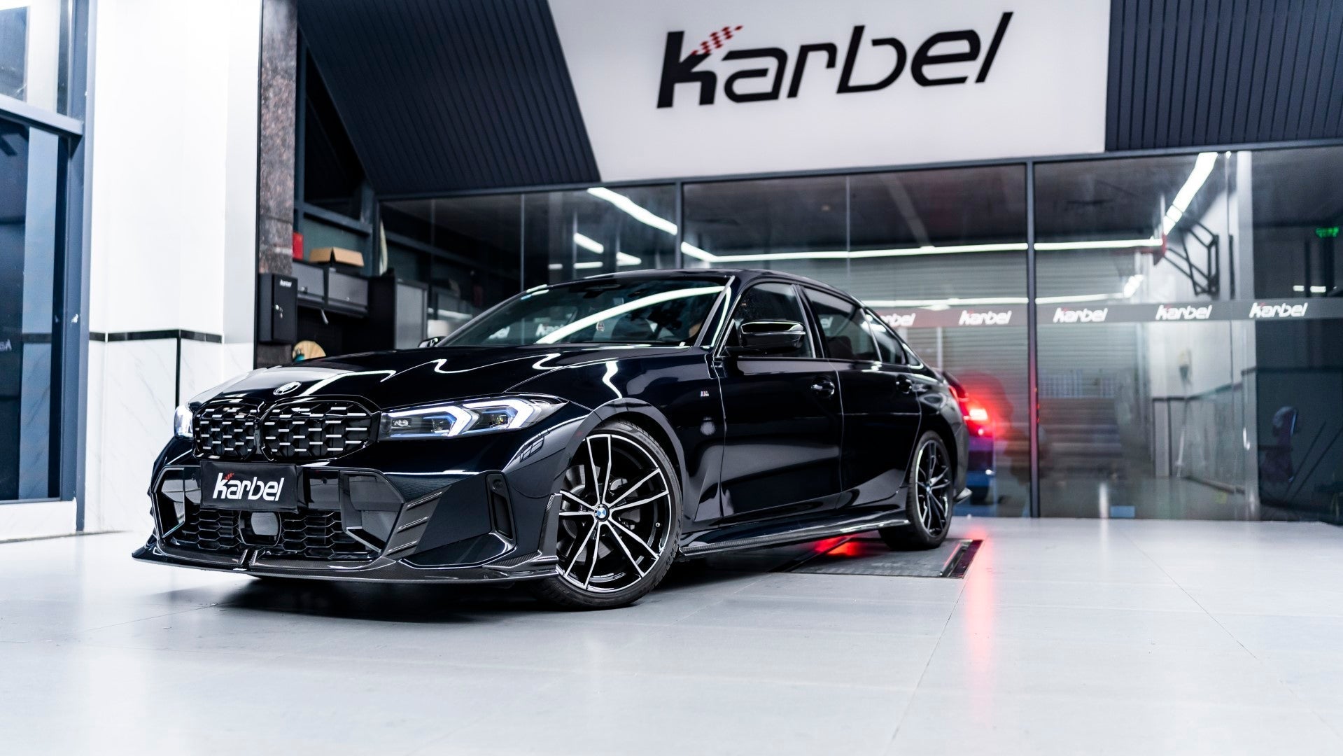 KARBEL - BMW 3 SERIES G20 LCI CARBON FIBRE FRONT LIP