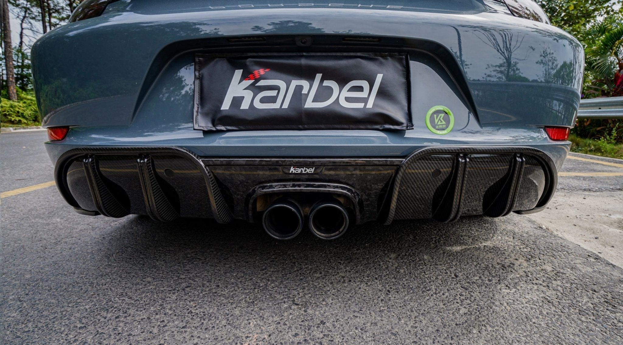 KARBEL - PORSCHE 718 CAYMAN / BOXSTER DRY CARBON FIBRE FULL BODY KIT