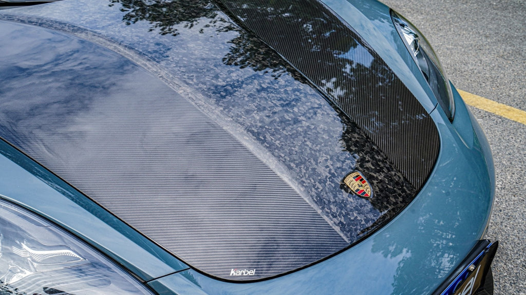 KARBEL - PORSCHE 718 CAYMAN / BOXSTER DRY CARBON FIBRE FULL BODY KIT