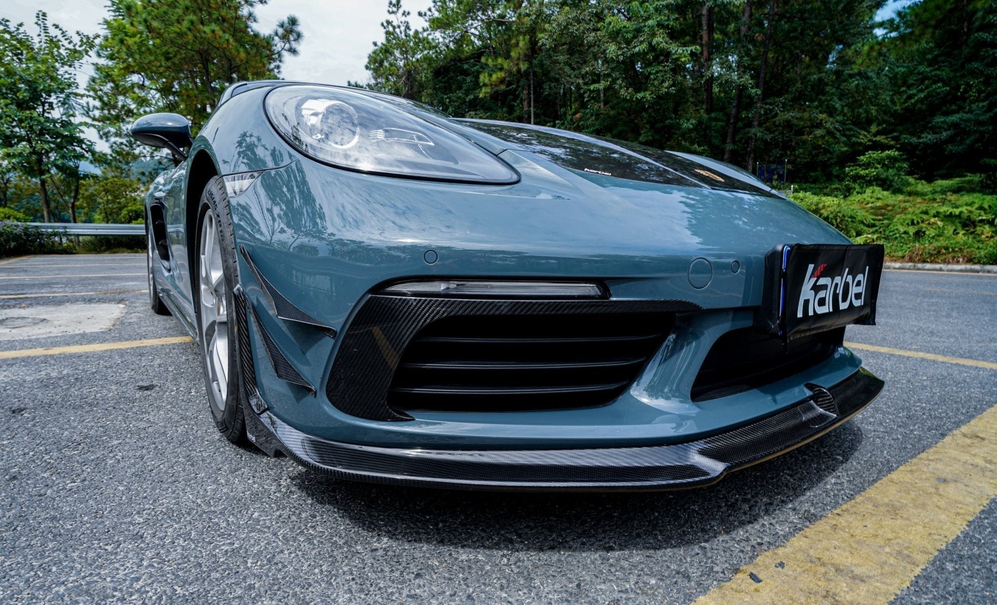 KARBEL - PORSCHE 718 CAYMAN / BOXSTER DRY CARBON FIBRE FULL BODY KIT