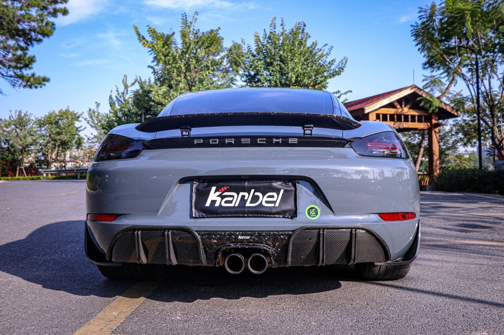 KARBEL - PORSCHE 718 CAYMAN / BOXSTER DRY CARBON FIBRE FULL BODY KIT