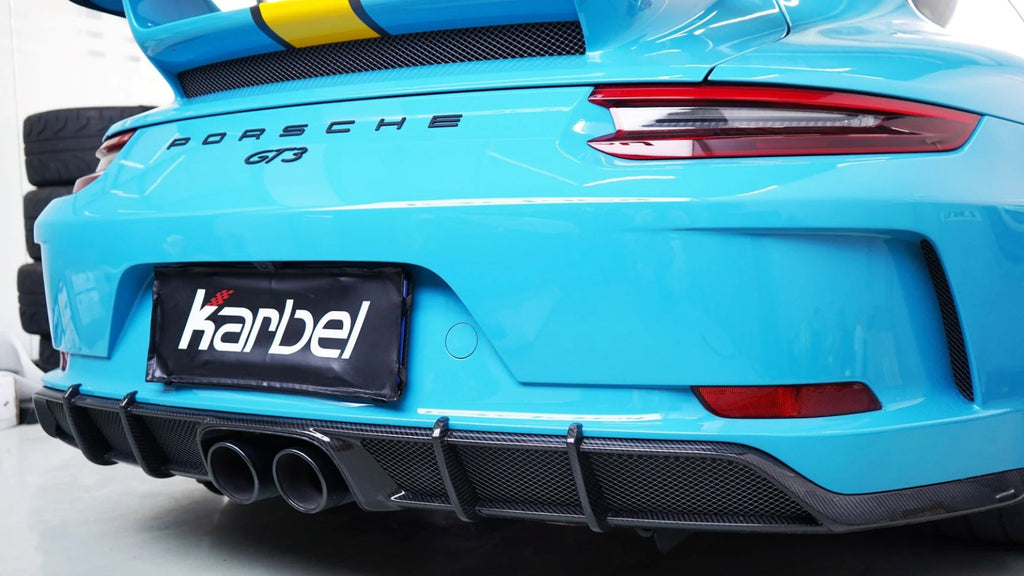 KARBEL - PORSCHE 911 991.2 GT3 DRY CARBON REAR DIFFUSER