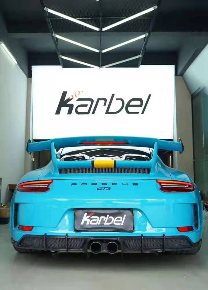 KARBEL - PORSCHE 911 991.2 GT3 DRY CARBON REAR DIFFUSER