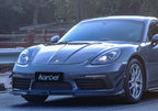 KARBEL - PORSCHE CAYMAN / BOXSTER 718 DRY CARBON FRONT LIP