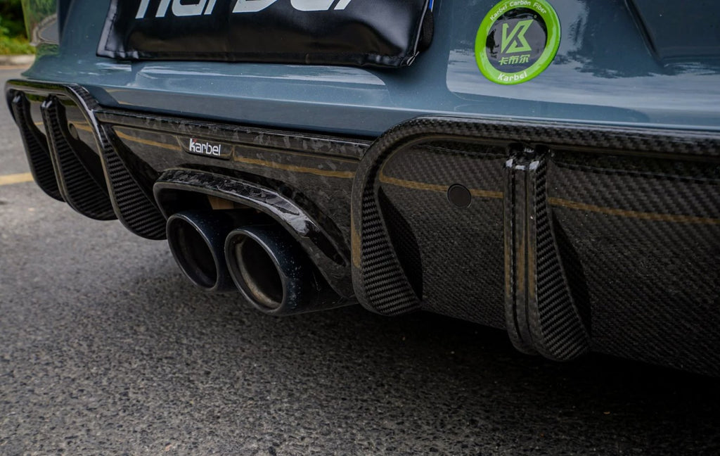 KARBEL - PORSCHE CAYMAN / BOXSTER 718 DRY CARBON REAR DIFFUSER