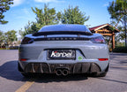 KARBEL - PORSCHE CAYMAN / BOXSTER 718 DRY CARBON REAR DIFFUSER