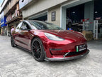 KARBEL - TESLA MODEL 3 DRY CARBON FIBRE FRONT LIP SPLITTER