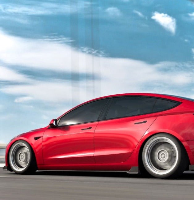 KARBEL- TESLA MODEL 3 HIGHLAND 2024+ CARBON FIBRE SIDE SKIRTS