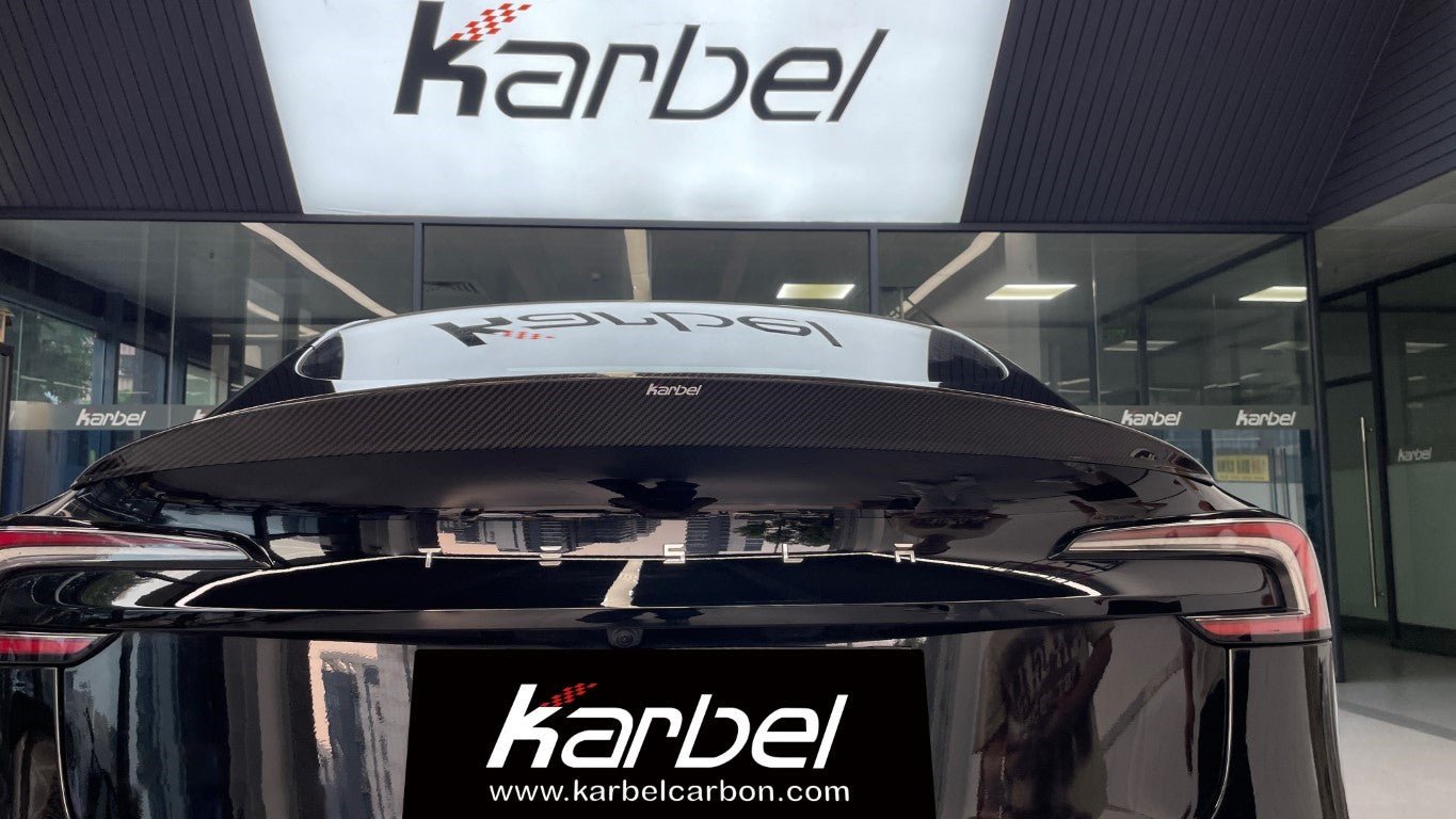 KARBEL - TESLA MODEL 3 HIGHLAND 2024+ DRY CARBON FIBRE V2 SPOILER