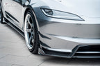 KARBEL- TESLA MODEL HIGHLAND 2024+ CARBON FIBRE FRONT CANARDS