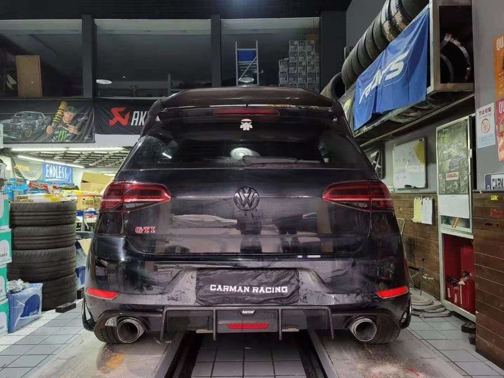 KARBEL - VOLKSWAGEN GOLF GTI MK7.5 CARBON FIBRE REAR DIFFUSER