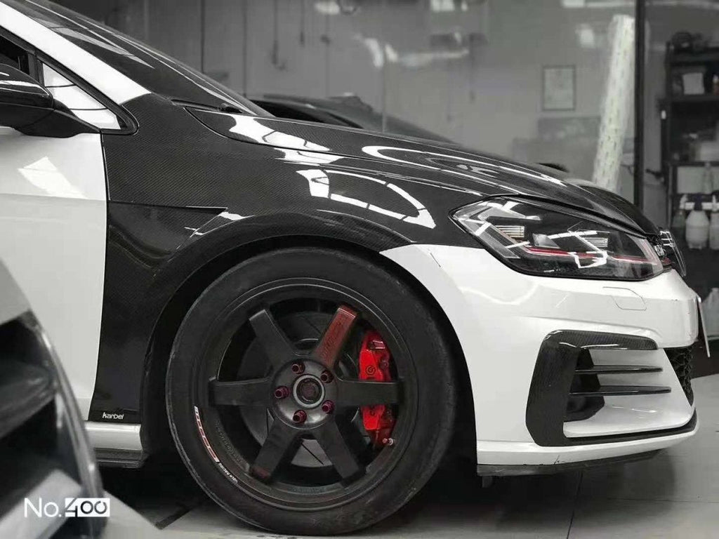 KARBEL - VOLKSWAGEN GOLF GTI MK7.5 CARBON FIBRE UPPER VALANCES