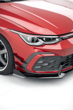 KARBEL - VOLKSWAGEN GOLF GTI MK8 GLOSS BLACK FRONT CANARDS