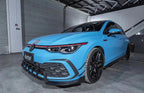 KARBEL - VOLKSWAGEN GOLF GTI MK8 CARBON FIBRE FRONT BUMPER CANARDS