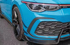 KARBEL - VOLKSWAGEN GOLF GTI MK8 CARBON FIBRE FRONT BUMPER CANARDS