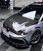 KARBEL - VOLKSWAGEN GOLF GTI MK8 CARBON FIBRE FRONT BUMPER CANARDS