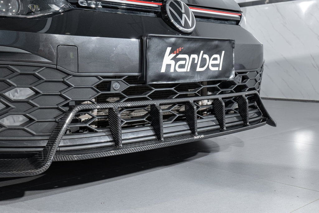 KARBEL - VOLKSWAGEN GOLF GTI MK8 CARBON FIBRE FRONT LIP
