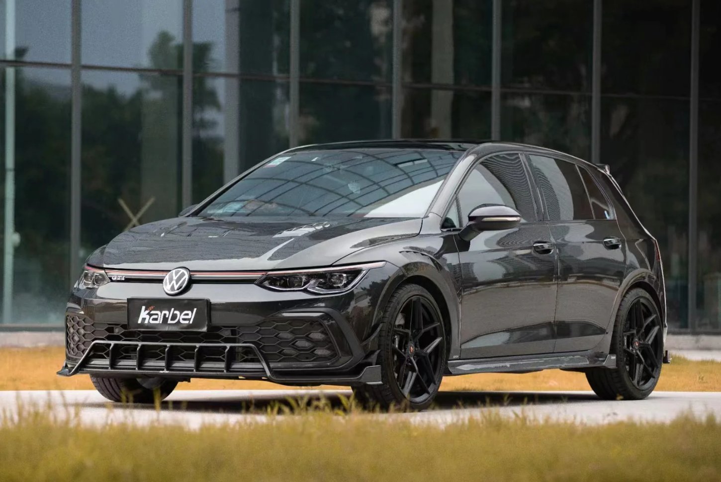 KARBEL - VOLKSWAGEN GOLF GTI MK8 CARBON FIBRE FRONT LIP