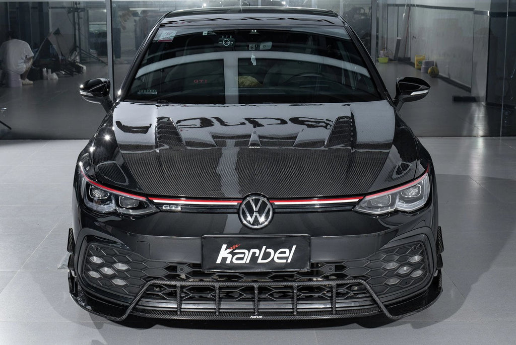KARBEL - VOLKSWAGEN GOLF GTI MK8 CARBON FIBRE FRONT LIP