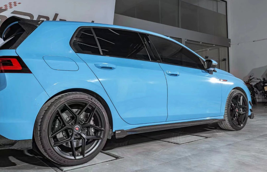KARBEL - VOLKSWAGEN GOLF GTI MK8 CARBON FIBRE SIDE SKIRTS