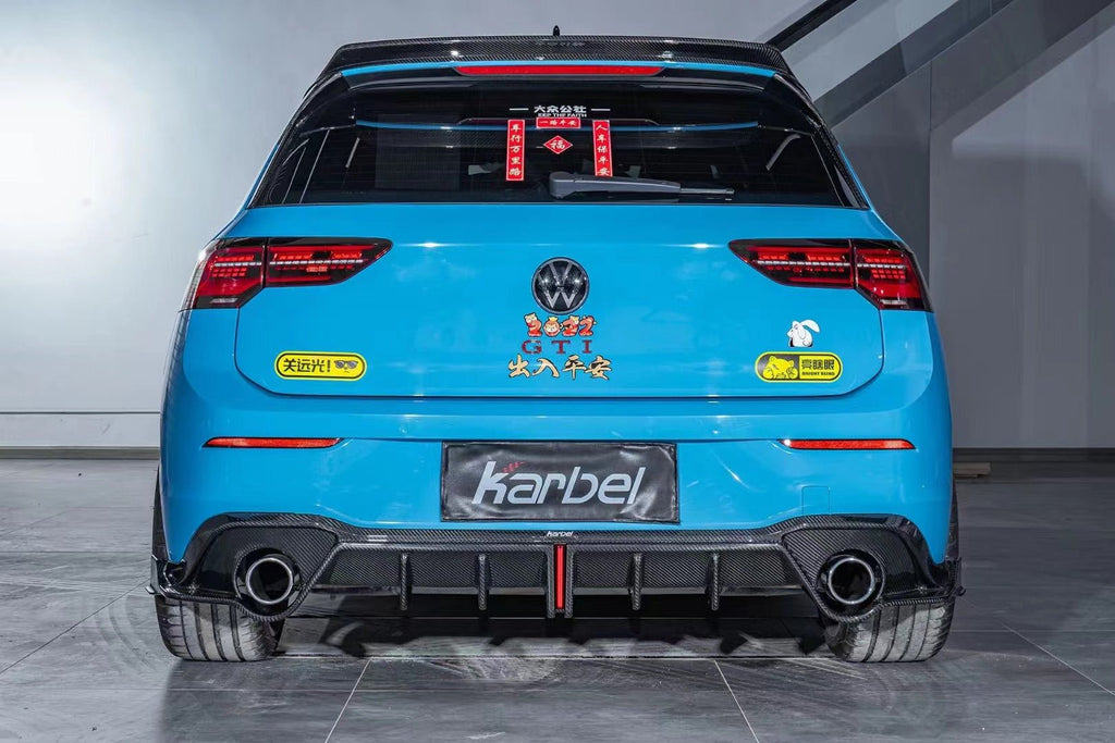 KARBEL - VOLKSWAGEN GTI MK8 DRY CARBON FIBRE FULL BODY KIT