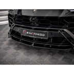 LAMBORGHINI URUS MK1 - MAXTON FRONT SPLITTER V1 - IN GLOSS BLACK