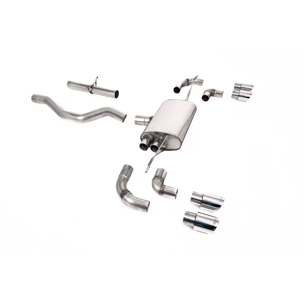 System For Land Rover Defender 90 3.0 L6 P400 - Milltek Sport Non-Resonated (Louder) OPF Back