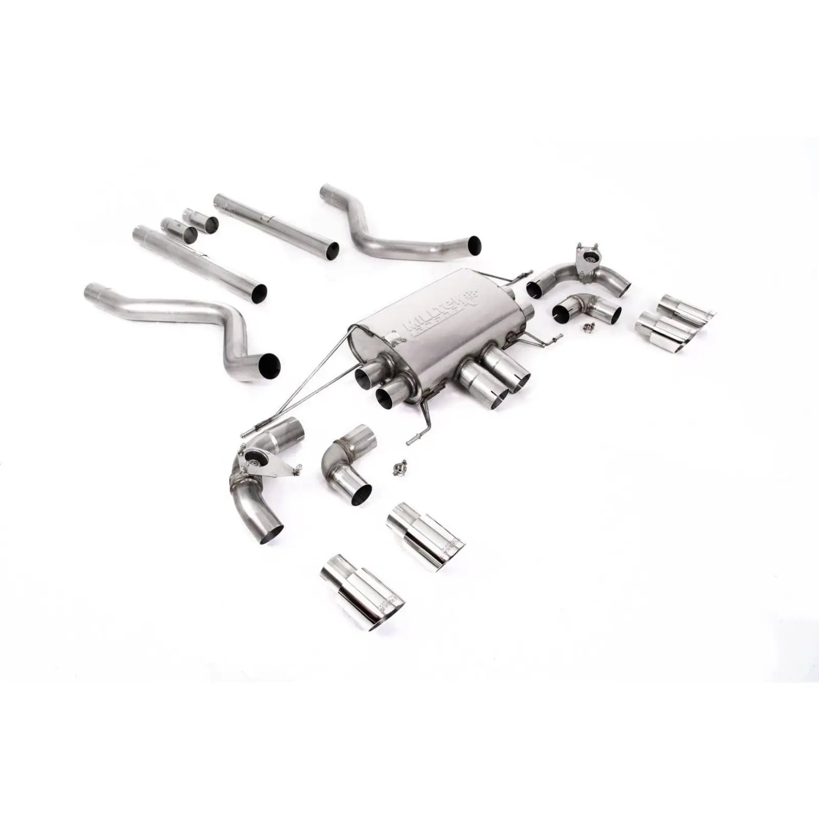 Land Rover Defender 90 5.0 V8 525PS - Milltek Sport Non-Resonated OPF Back System - Valved