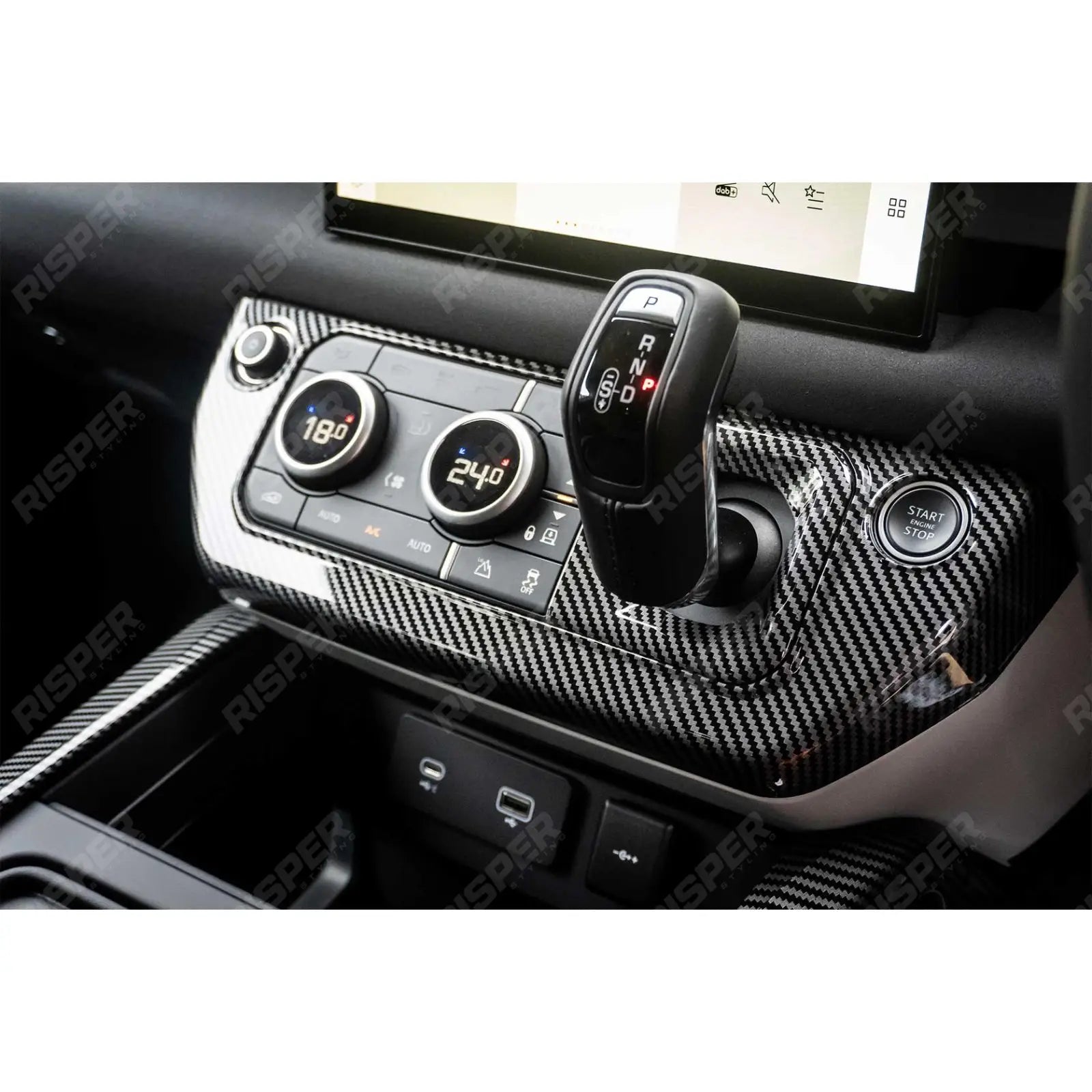 Land Rover Defender L663 2020 - 2024 Carbon Fiber Interior Trim Kit