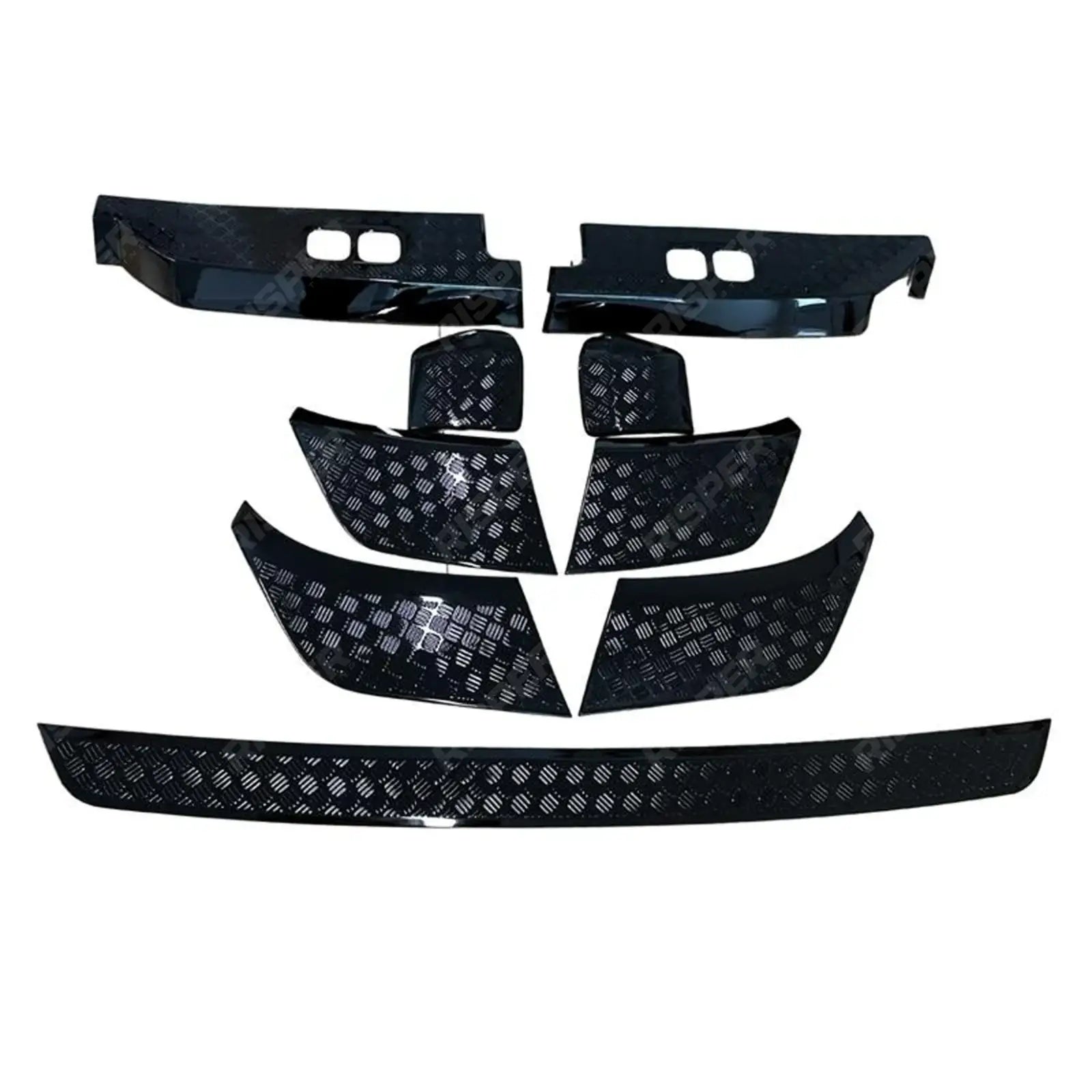 Land Rover Defender L663 2020 On Anti-Scratch Protective Trim Set - In Gloss Black